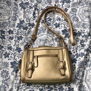 Gold handbag/cross body